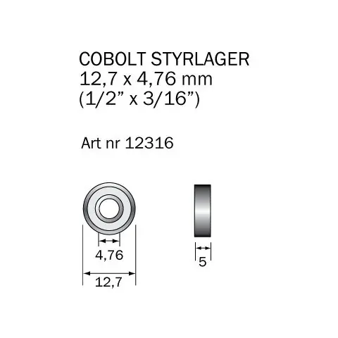 Cobolt 12316 Kullager Kampanj